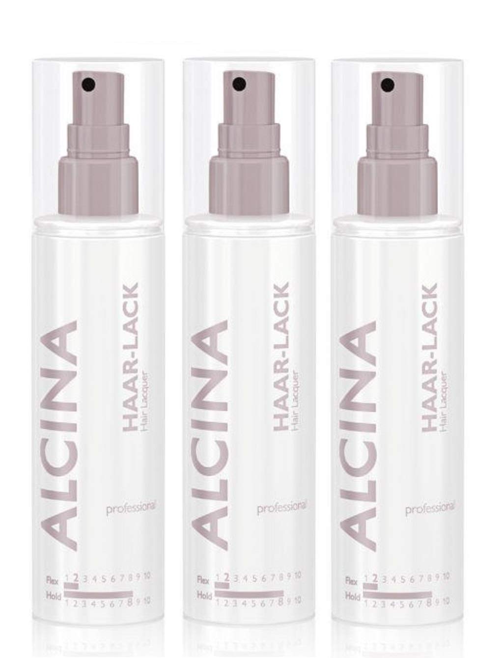 3 szt. Flex Hold lakier do włosów Alcina Strong 125 ml