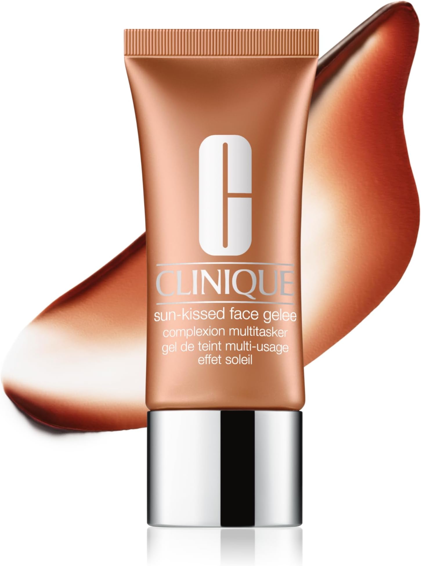 Clinique Sun-Kissed Face Gelee Complexion Multitasker Bronzing Drops | Skin Tint & Liquid Bronzer, 1 Fl Oz