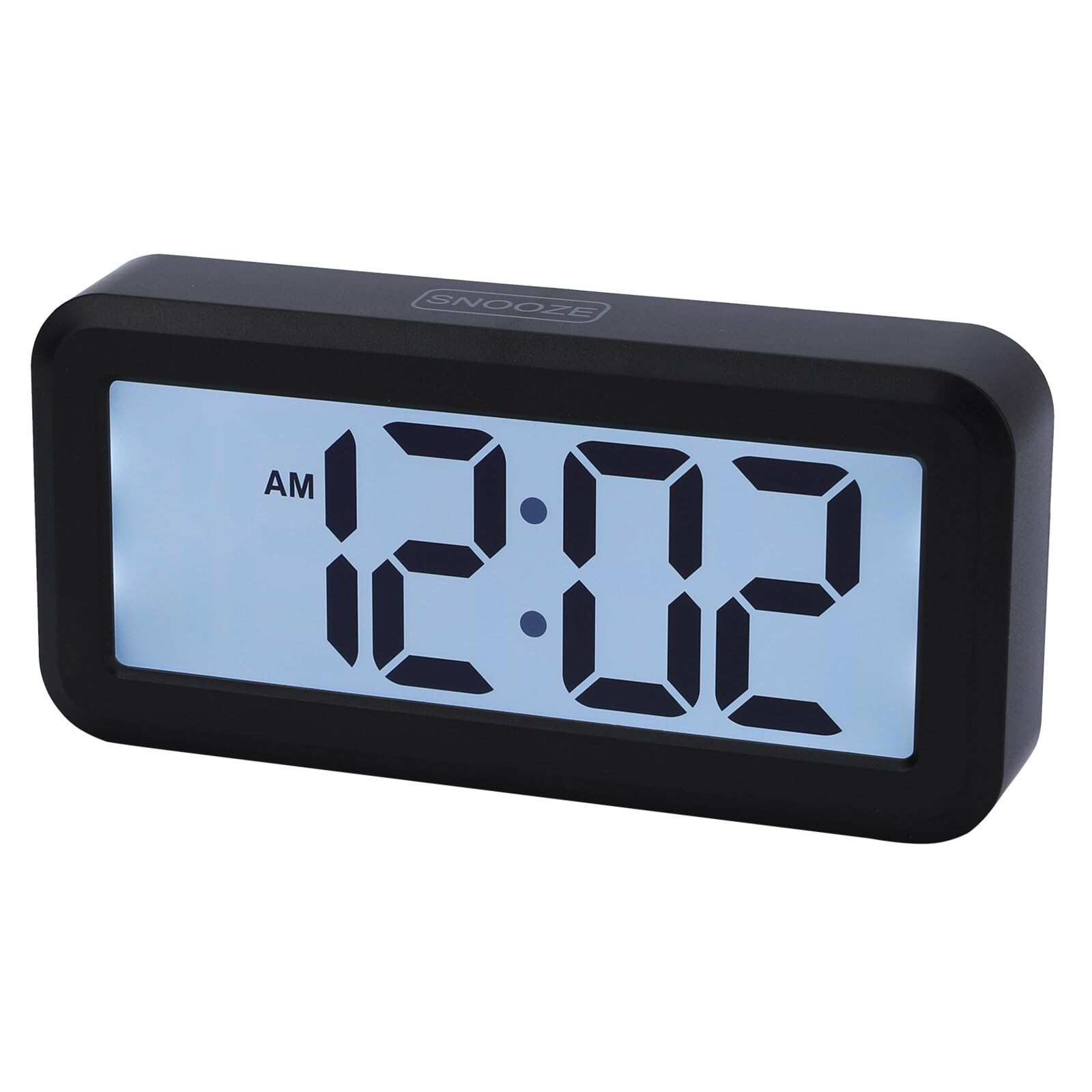 Kinberry LED Digital Clock, Alarm Clock for Bedroom Backlight Clocks Bedside with Snooze and Countdown 12/24H Magnetic Bedroom Clock for Home Bedroom Decor