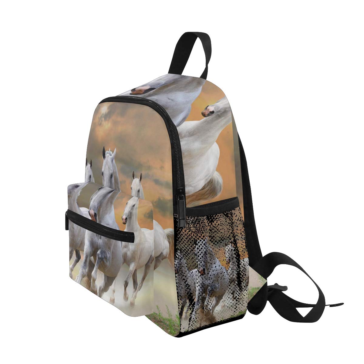 Coldinair Zaino Scuola Elementare Con Set 4 Pezzi – Bandiera Americana, Per Ragazzi 5-18 Anni, Con Borsa Pranzo Termica E Astuccio - 4