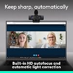 Webcam Logitech C920e HD 1080p avec microphone, certifiée pour Zoom, compatible avec Microsoft Teams, conforme TAA