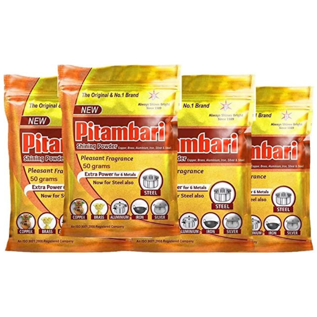 Pitaambaari Shinning Powder For 6 types Metal,Weight 50gm - Pack of 5pc (B0CXQ1HJY4) Amazon Price History, Amazon Price Tracker