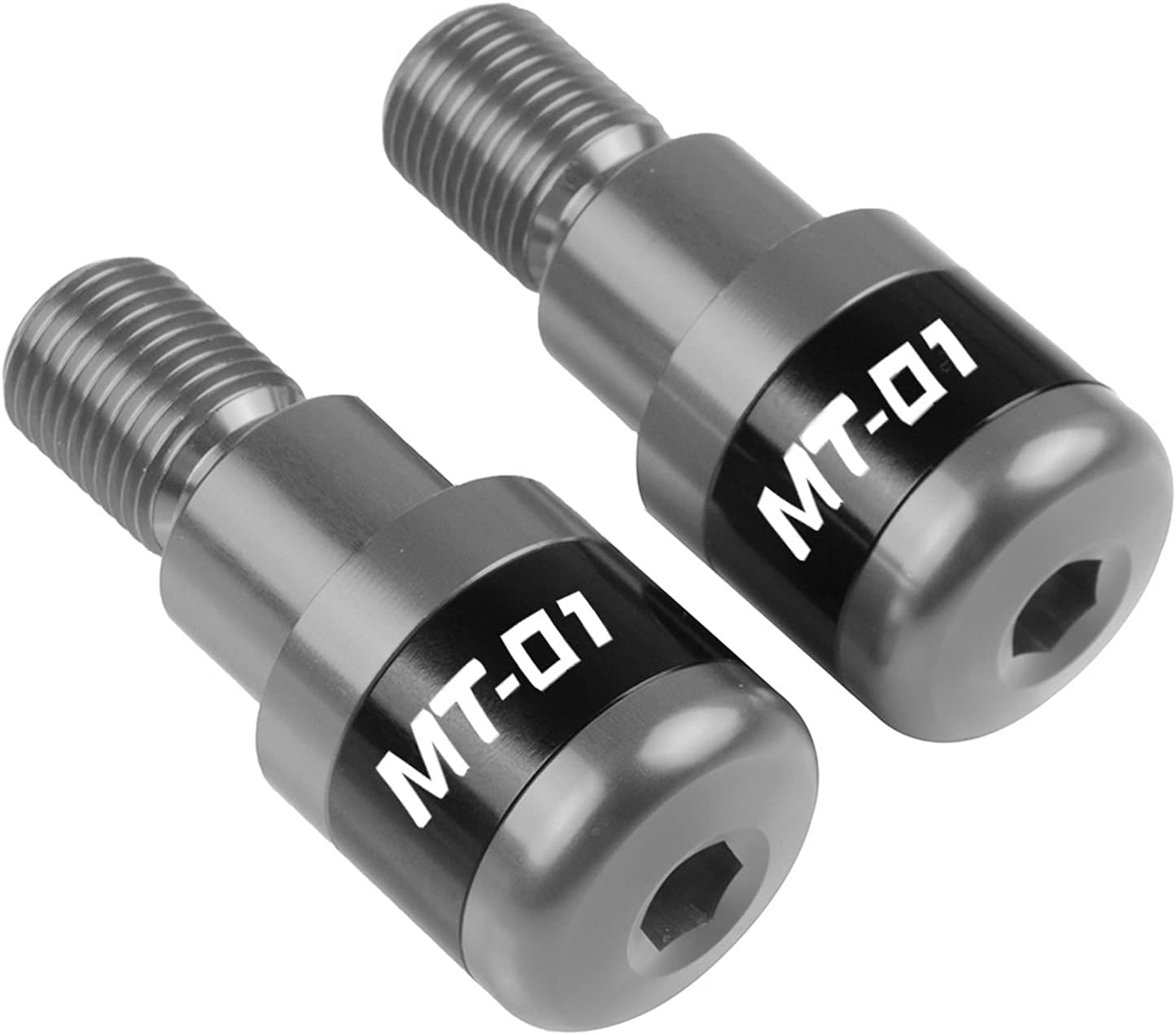 Counterweight Motorcycles Accessories 7/8" 22mm Handlebar Grips Handle Bar Cap Ends Plug for Yamaha MT01 MT 01 2004-2009 2008 2007 2006 MT-01