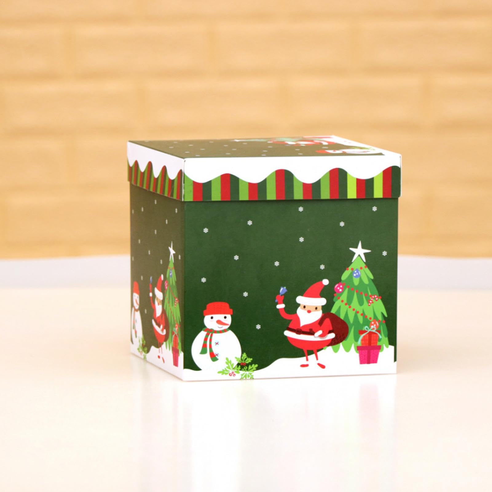 Amazon.co.jp: クリスマス入れ子ボックス、ホリデーボックスラッピング