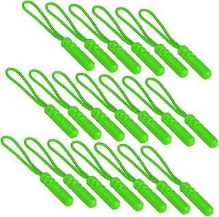 20 Pçs Mochilas Pretas Etiquetas Para Roupas Mala Mochila Roupas Zíper Puxa Kit De Reparo De Zíper Jaquetas Zíper Puxa Puxador De Zíper Para Bagagem Zíper Puxa Corda Fixadores De