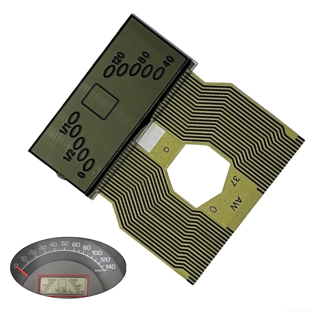 Pantalla LCD para salpicadero, para Smart Fortwo 450 Instrument Cluster 1998-2007, panel de vidrio de repuesto, material ABS, OEM 110008872002/MCC001184V015