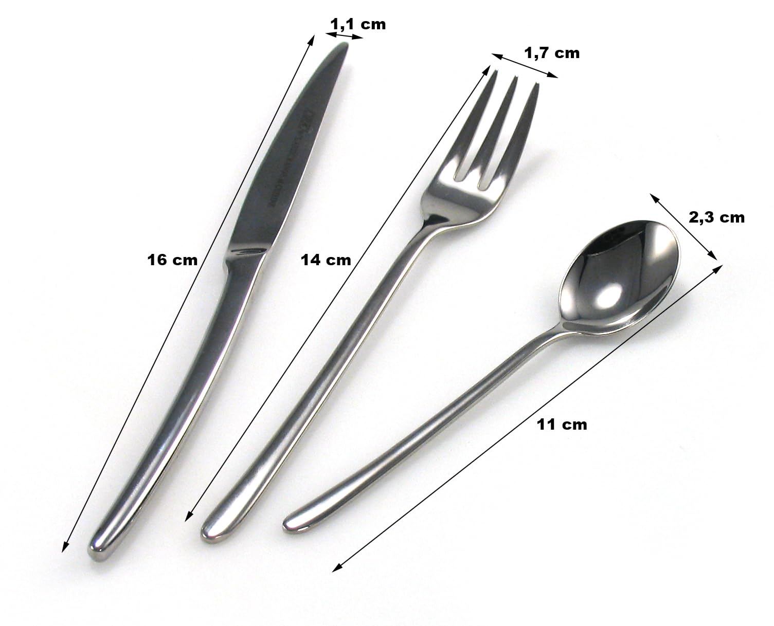Juego de Cubiertos de Desayuno y Brunch (21 Piezas), Acero Inoxidable, Set con Tenedores, Cuchillos, Cucharas, Pala para Tartas, Cuchillo de Untar y Cuchara de Azúcar, ConEstuche Regalo