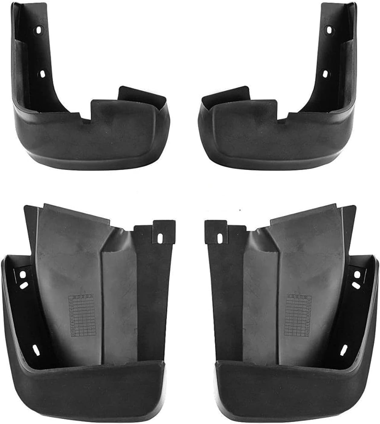 Rscbb Normal 4 Pcs Car Mud Flaps Splash Guards For Honda Civic 2006-2011, Easy Installation Mudguards Front Rear Mud Flaps Splashproof Waterproof Car Accessories