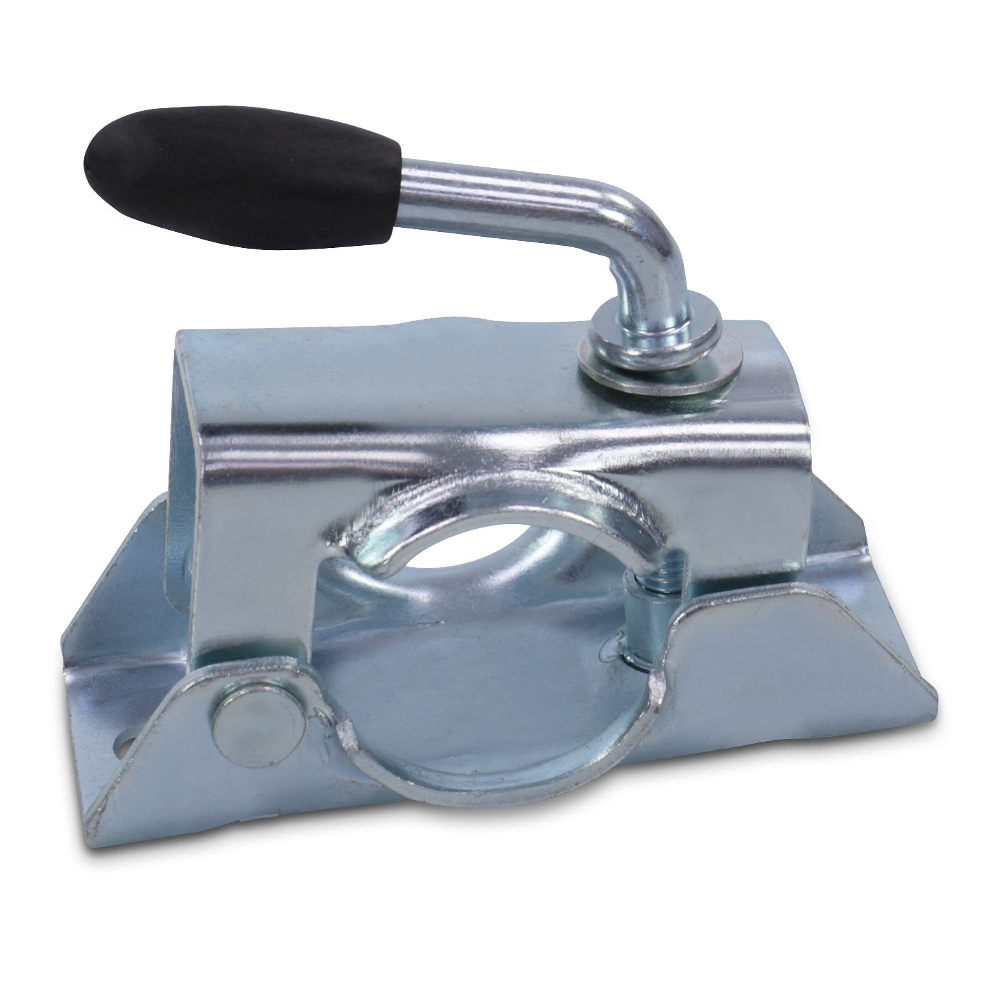 Staffa di Fissaggio ENVA 48 MM Ruota di Supporto per RIMORCHIO Camper incl. Materiale di Fissaggio