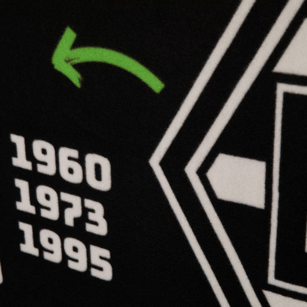 Borussia Mönchengladbach Decken Fleecedecke Erfolge | 150 x 200 cm | Offizieller Fanartikel