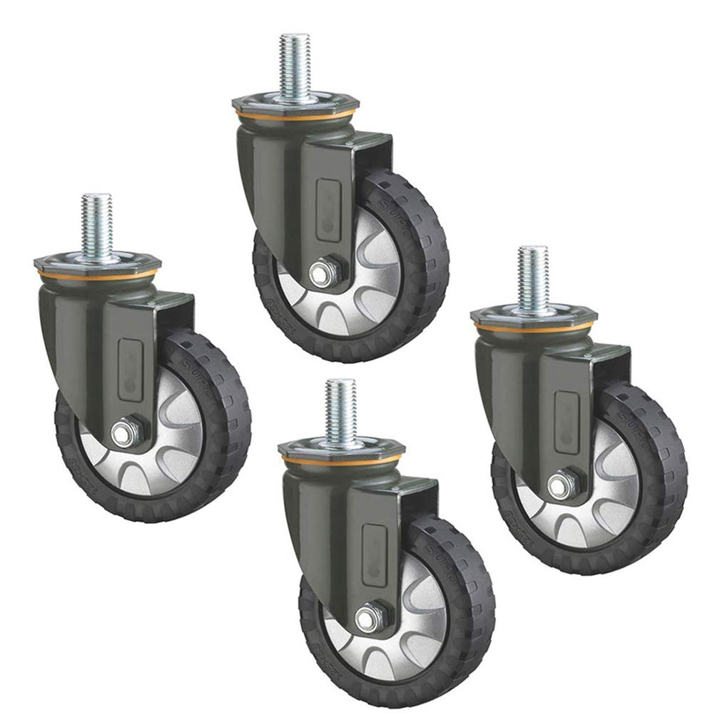Roulettes industrielles 125mm haute résistance 1000kg avec frein