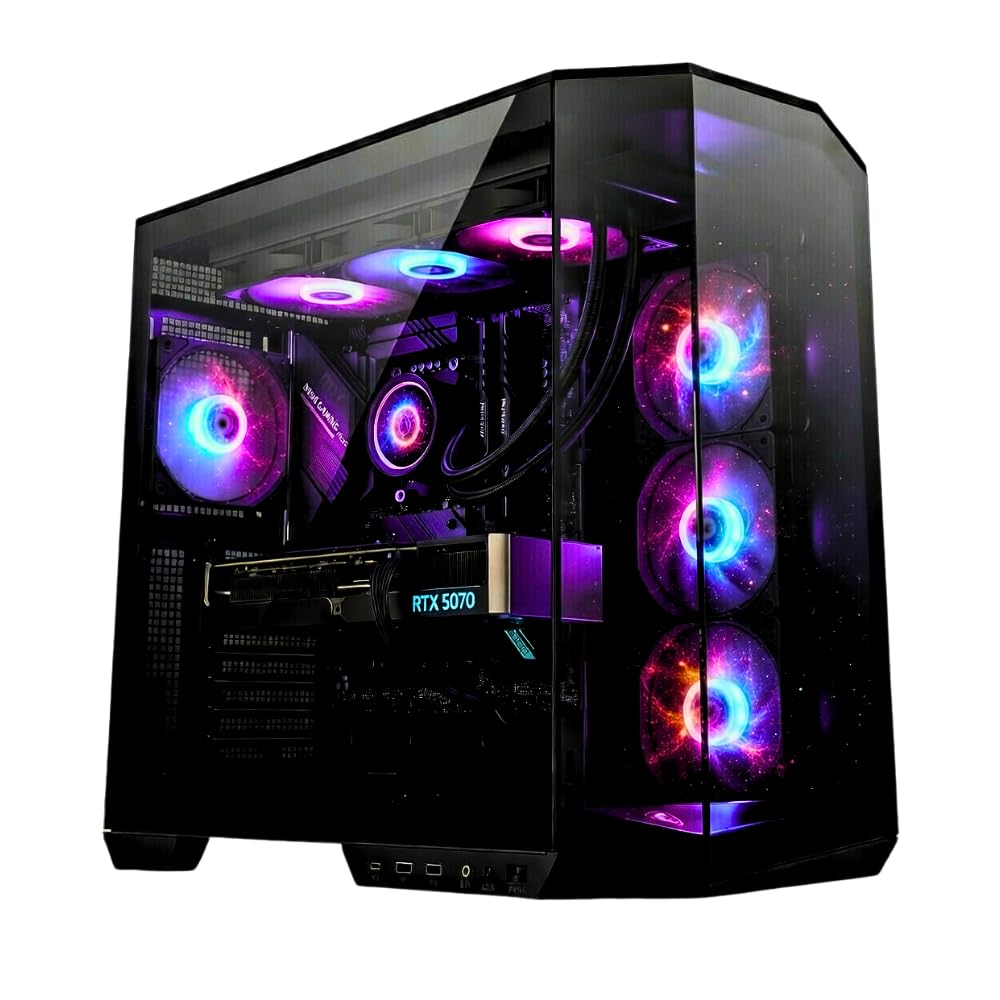 SUPERNOVA - PC Gaming | R7 7800X3D | Nvidia RTX 5070 (12 GB) | RAM 32 GB DDR5 | SSD 1 000 GB NVMe | Dissipatore a Liquido 360 mm | Windows 11 Pro | Case Msi Mag Pano