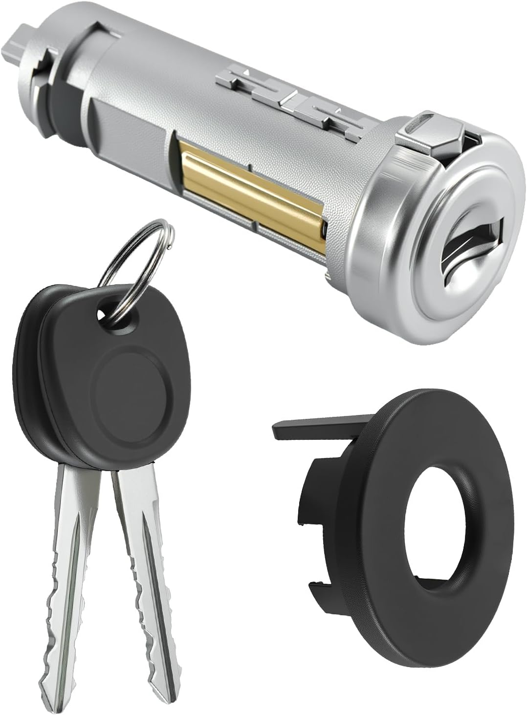 924-897 Ignition Lock Cylinder Fit for Saturn SC1 SC2 SL SL1 SL2 SW2 Vue 2000-2007 Models, Replace 15841209 15208980 21170932 21170991 21171456 21171494 21171504