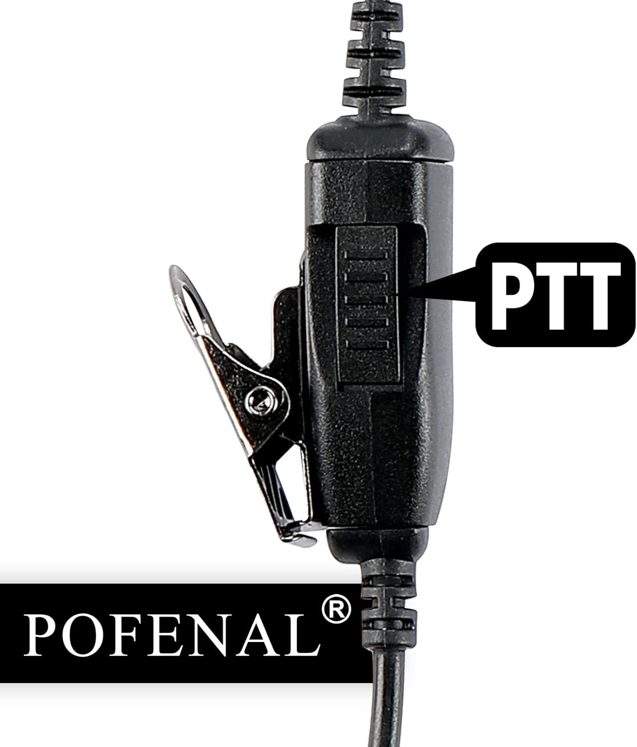 Motorola SL300 Earpiece & TLK 100 Walkie Talkie Headset | SL3500e/SL7550 Radio Headset with Mic PTT | Compatible with Motorola SL300/TLK100/SL1K/SL1M/SL4000(C-Shape, 1 Pack) - Image 7