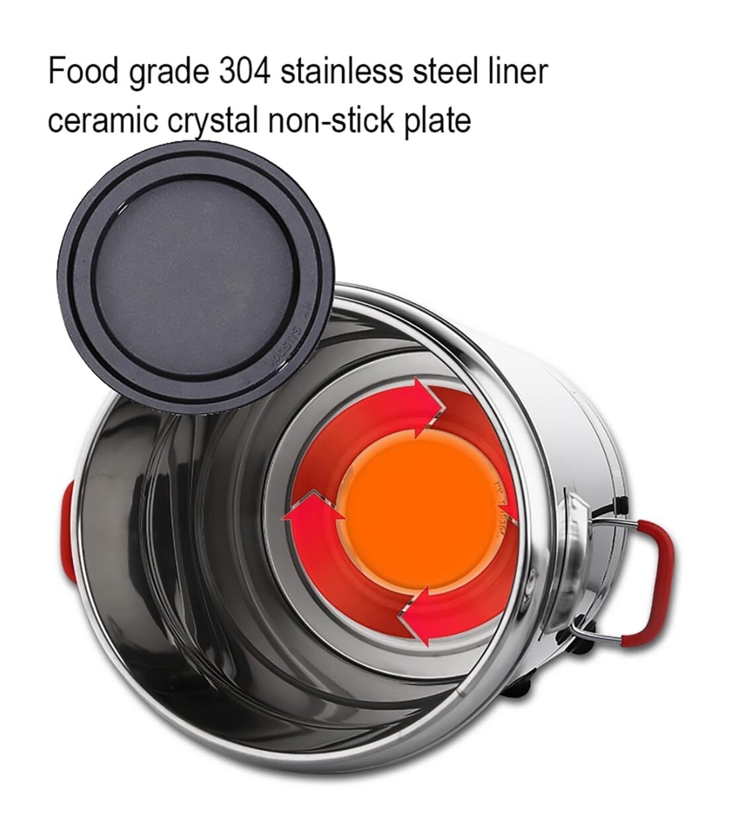 Bollitore Professionale Acqua Calda 40L/50L/60L/70L | Scaldacqua Industriale Inox con Termostato Digitale (30-110°C) per Ristoranti, Bar e Hotel