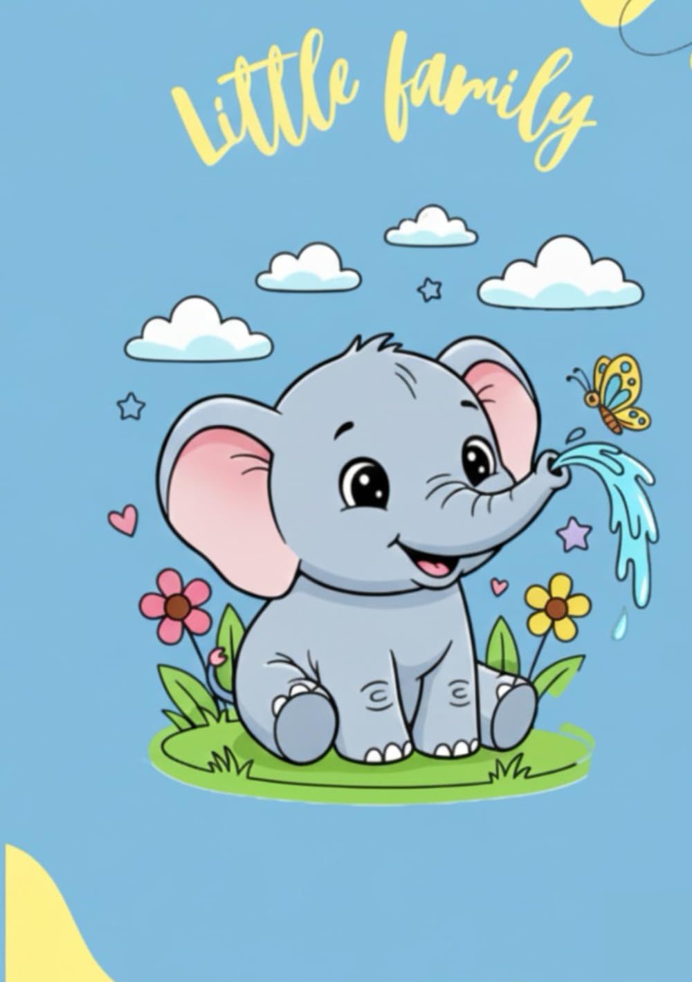 Little Family: coloring book