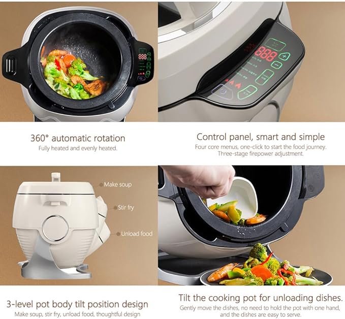 Olla Eléctrica Inteligente 6L Automática con Pantalla Táctil JYXYXSCP miniatura 2