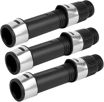 plplaaoo 3pcs Reel Seat, Fishing Reel Seat,Spinning Fishing Rod Reel Seat,Black ACS Corrosion Resistant Fishing Rod Reel Seat for Seawater and Freshwater,Fishing Tackle Accessory, Fishing Rod Reel