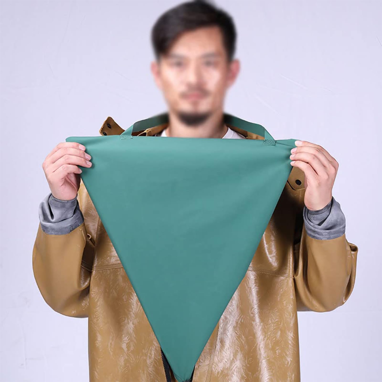 Waders De Pesca De Cuerpo Entero para Hombre y Mujer, Fabricados En PVC Resistente, con Botas Antideslizantes; Impermeables, Resistentes A La Suciedad, A Los Arañazos.,85s Black no Gloves,40