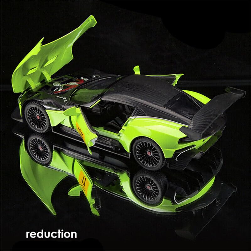 Image of 1:22 for Aston Martin GT Alloy Diecasts & Toy Vehicles Metal Toy Car Model Sound and Light Pull Back Collection Kids Toy