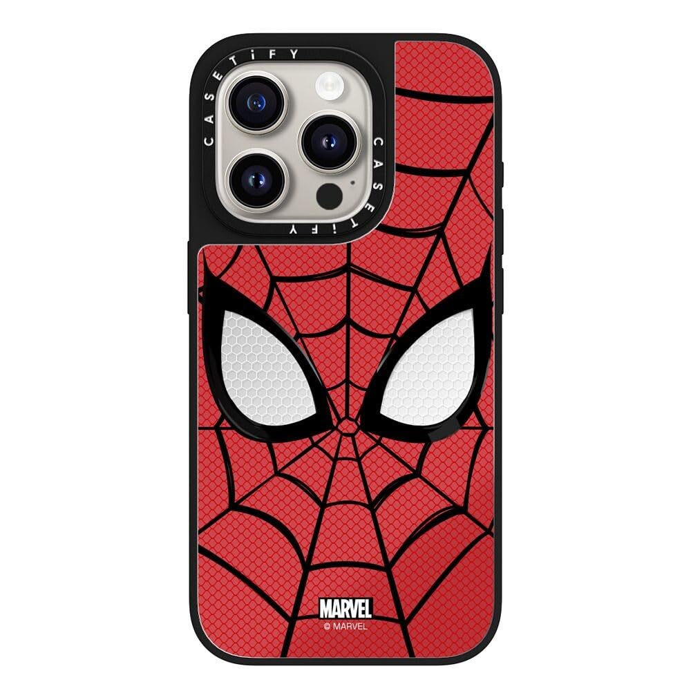 CASETiFY スパイダーマン iPhone15 Pro スマホケース Amazon.com: CASETiFY Impact iPhone 15 Pro Case [Spider-Man Co-Lab