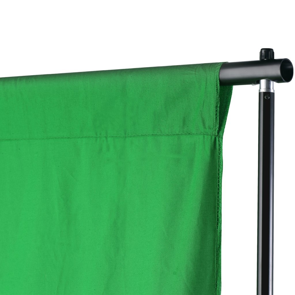 Festnight Support de Fond Studio Photo avec Toile de Fond Verte 500x300cm