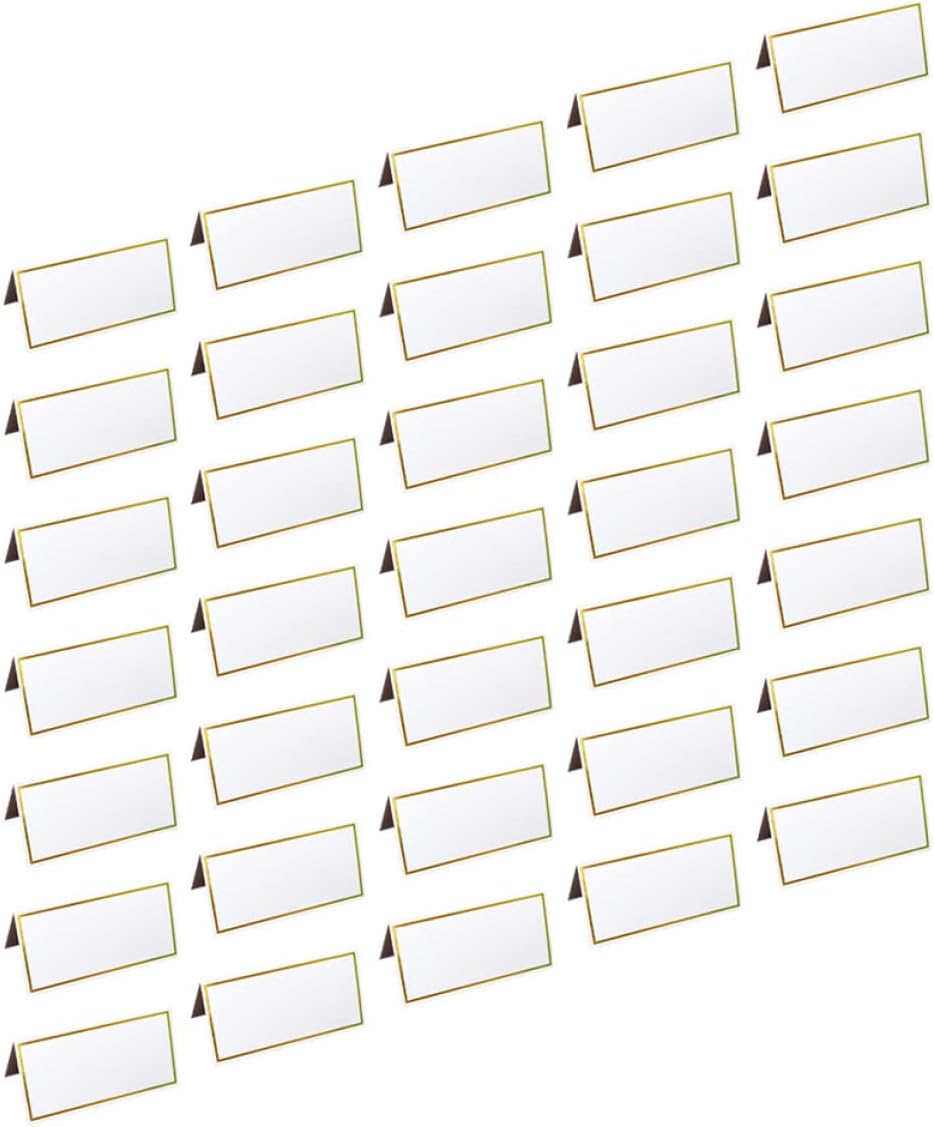 UPKOCH 150pcs Wedding Table Cards Delicate Reserved Signs Lightweight Place Cards Party Accessory Made