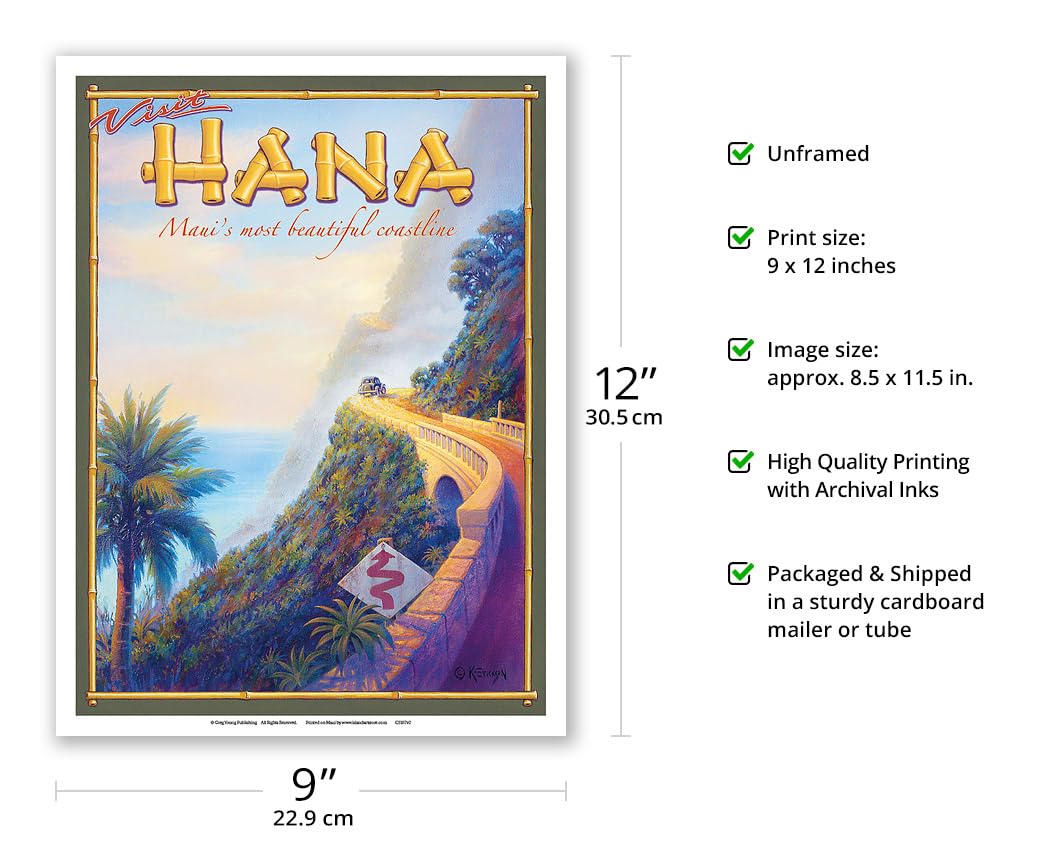 Amazon.com: Visit Hana - Maui's Most Beautiful Coastline - Hawaii