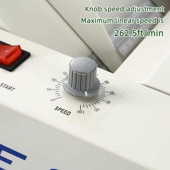 Paper Folding Machine Commercial Grade High Performance Digital Paper Folder Easy Operation Variable Speed Electronic Counter Maximum Linear Speed 262.5 Ft/Min