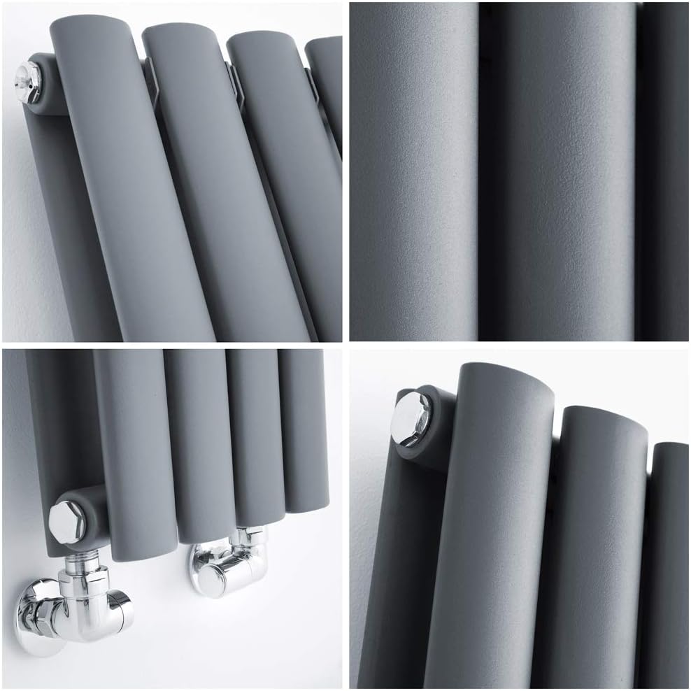 Milano Aruba Double Panel Vertical Radiator White Vertical Milano