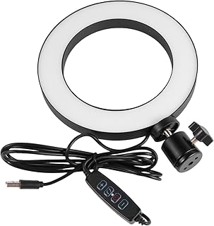 Uonlytech Selfie Light Selfie Light 8 for Beauty Fill Phone Live Cell Lamp Selfie Led Broadcast Inches Light Use Cellphone Dimming Without Daily Tripod Black Ring Lights Ring Lights