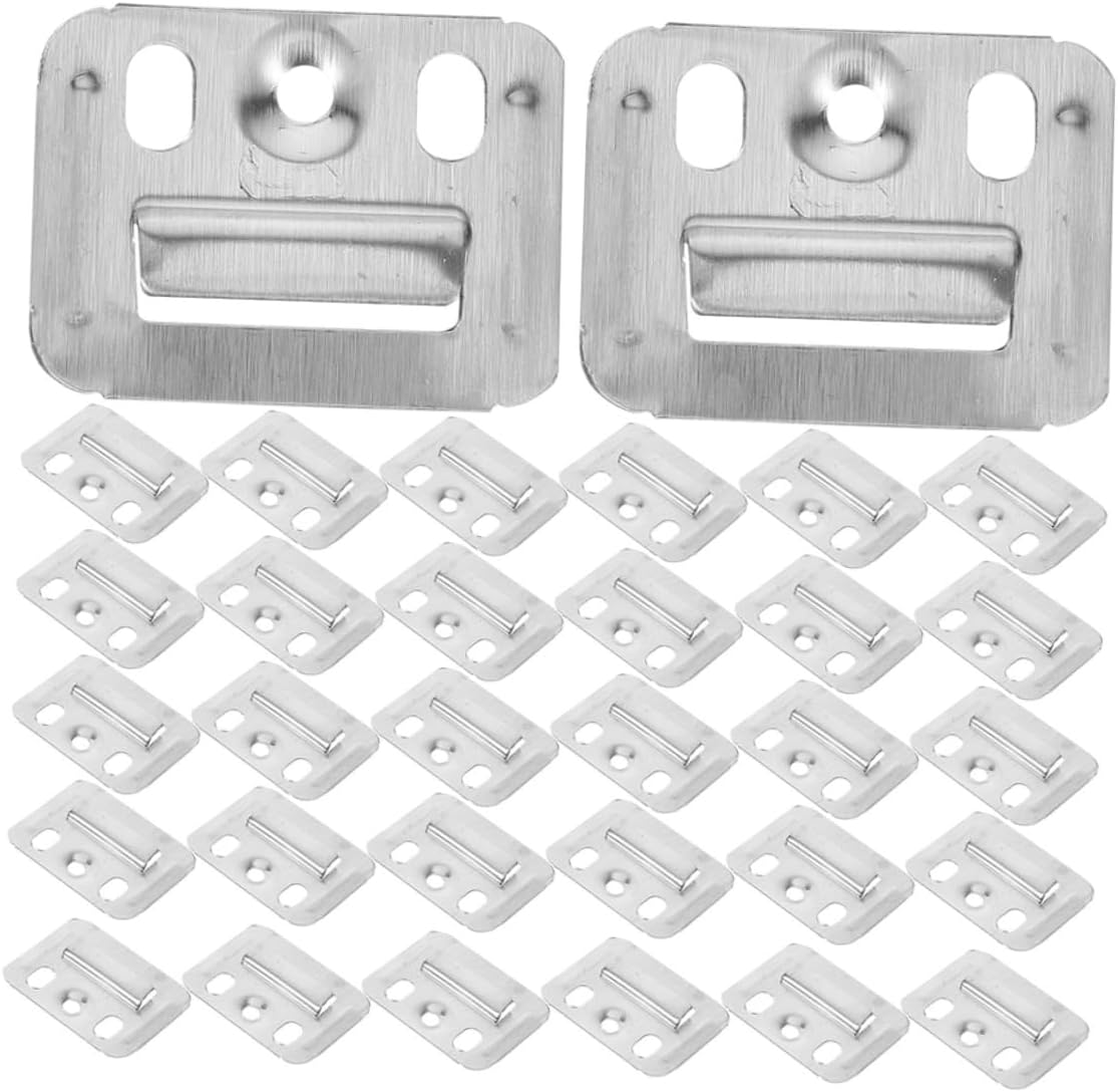 300pcs Stainless Steel Clamps for Woodworking Panel Clamps Furniture Hardware Easy Install