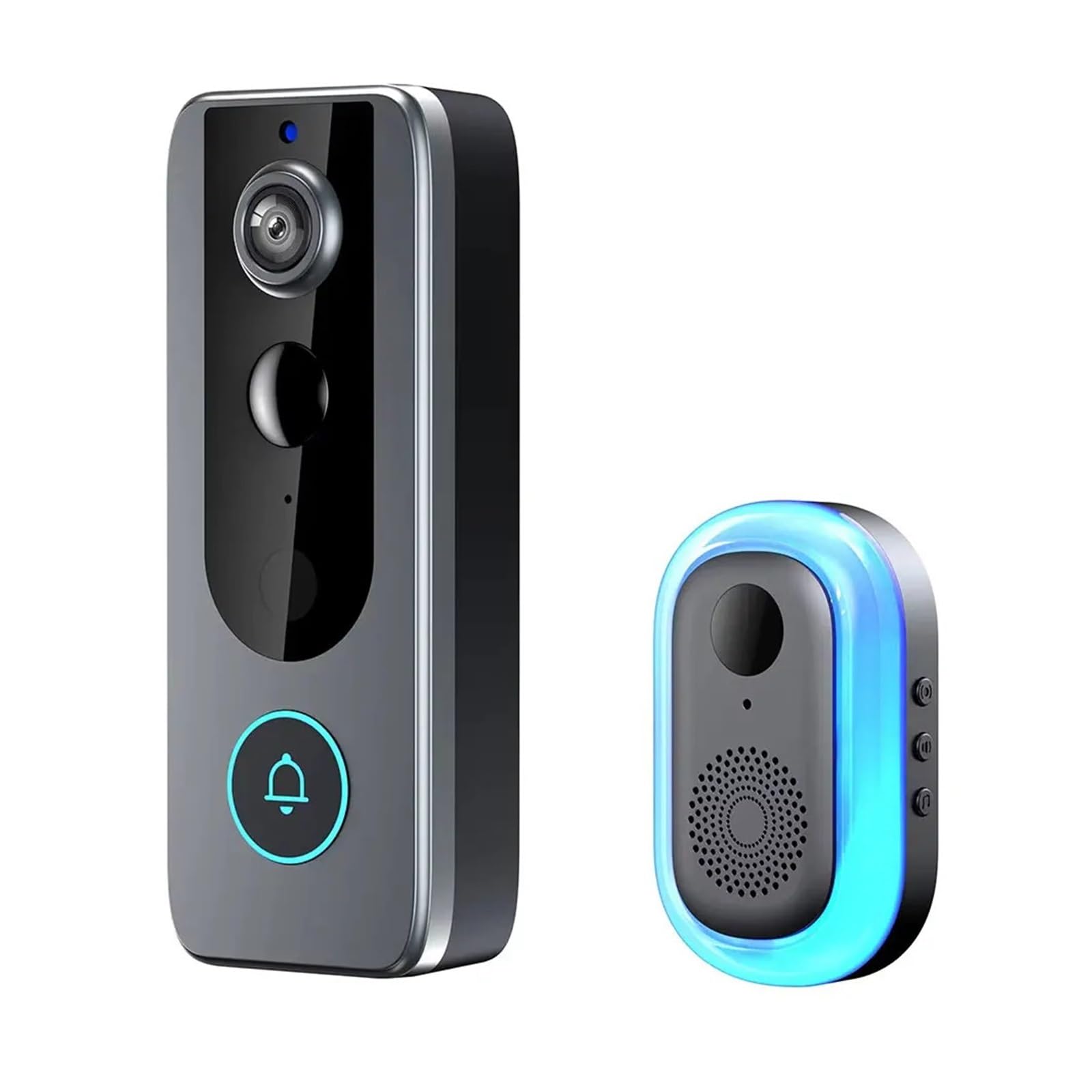 Sonnette avec communication vocale bidirectionnelle et caméra haute définition 1080p