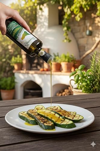 Miniatura 3 de Zagarello - Aceite de oliva virgen extra 100% trazable de Italia, 25.4 fl oz, 100% puro, sin filtrar, certificado IGP, primer prensado en frío (16.9