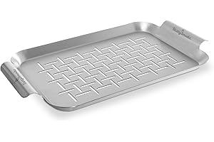 Marinade Pan: Versatile Grill Pan for Veg, Fish, Skewers