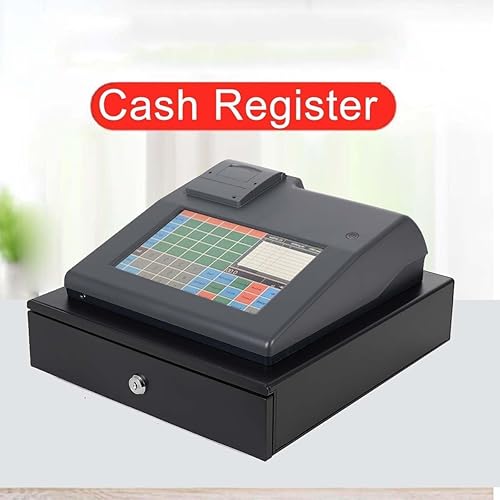 Miniatura 7 de Caja registradora electrónica para pequeñas empresas, sistema POS electrónico, caja registradora, caja registradora, todo en uno, pantalla táctil