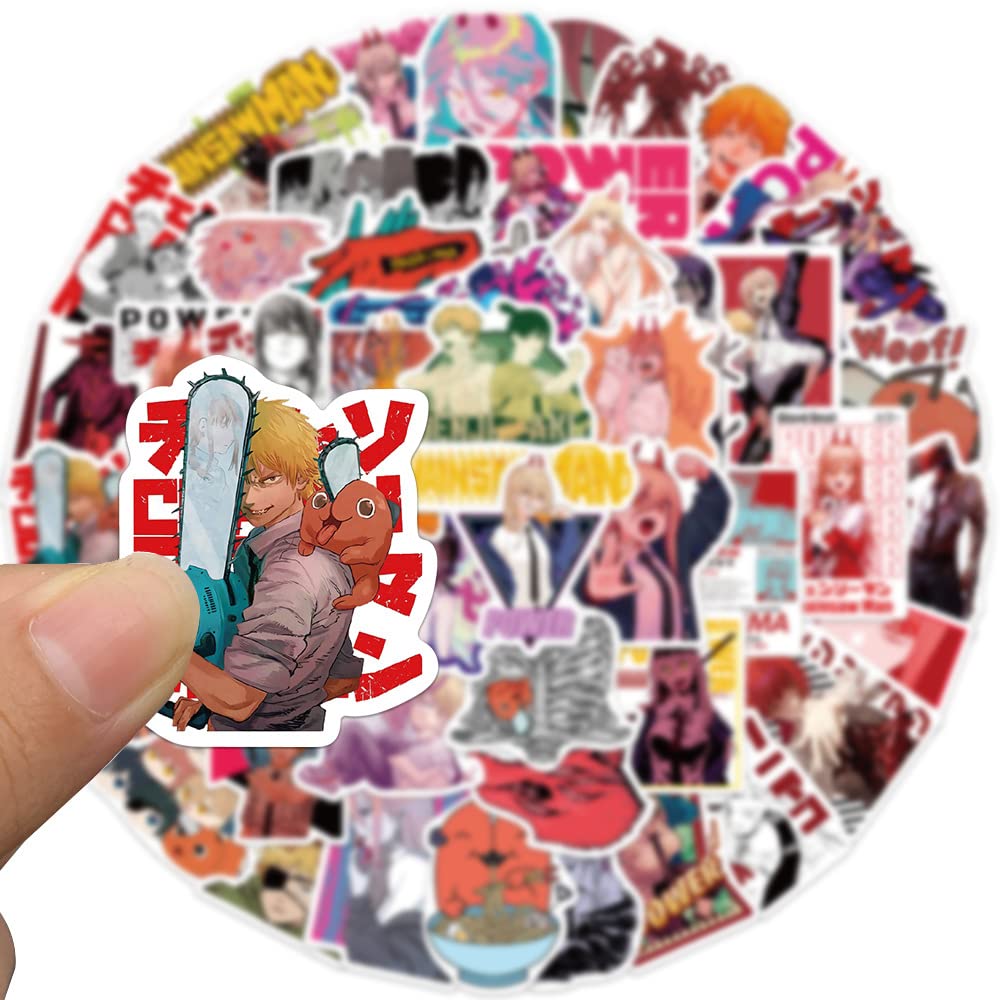 Amazon.co.jp: For チェンソーマン ステッカー 100枚セット 防水シール