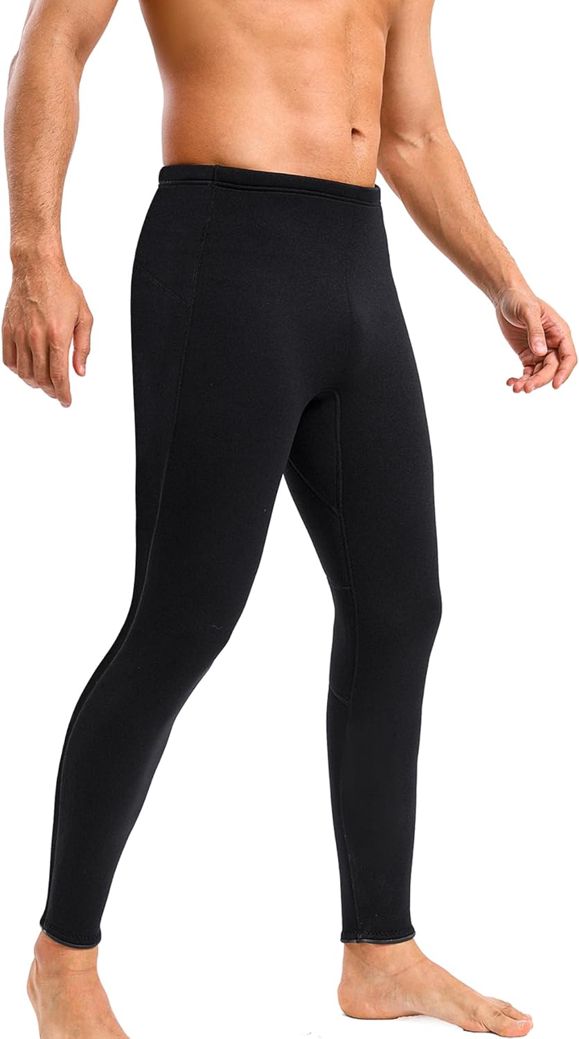 GoldFin Wetsuit Pants Men, 3mm Wetsuits Neoprene Pull-on Pant for Water Sports Diving Surfing Swimming Kayaking Snorkeling