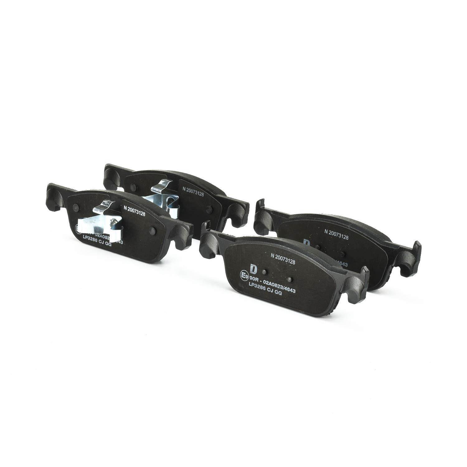 DELPHI Plaquettes de freins Avant non préparé pour l'indicateur d'usure sans accessoires LP3286 Compatible avec RENAULT Clio IV 3/​5 portes BH Twingo III 3/​5 portes BCM Clio IV Grandtour KH Clio IV Van
