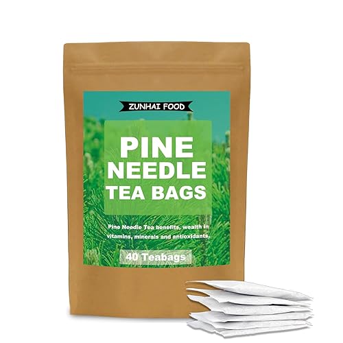 Miniatura 2 de Bolsas de té de aguja de pino 40 bolsitas de té agujas de pino té de hierbas