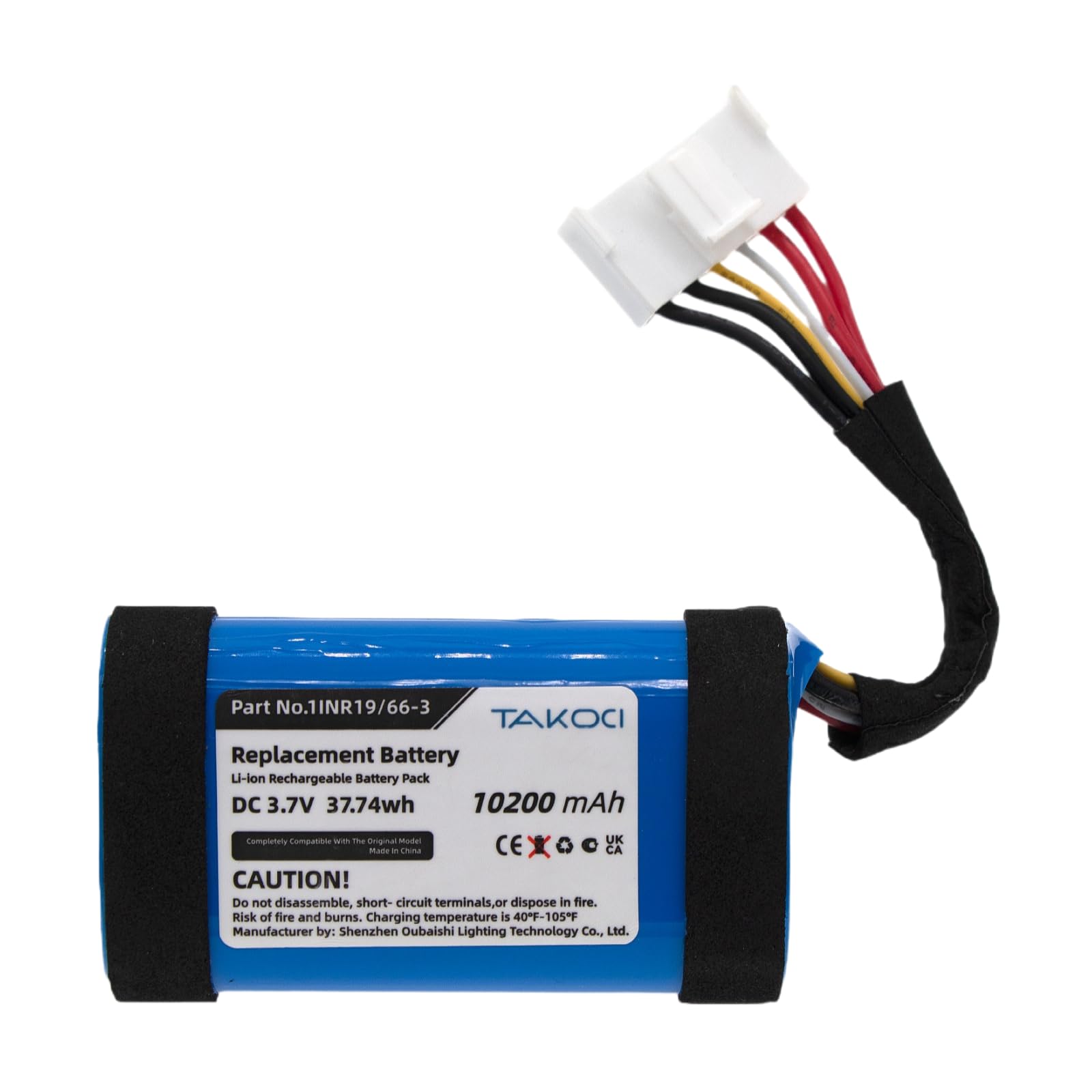 TAWUZUOR Replacement Battery Compatible with Charge 4, Charge 4BLK, Charge 4J, JBLCHARGE4BLUAM 3.7V/10200mAh