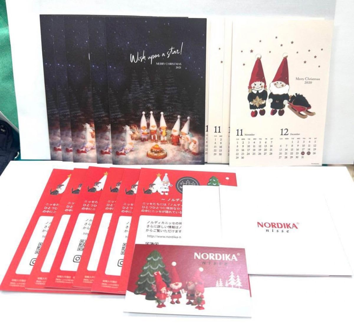 Amazon | ノルディカニッセ クリスマスポストカード9枚冊子3枚他7枚