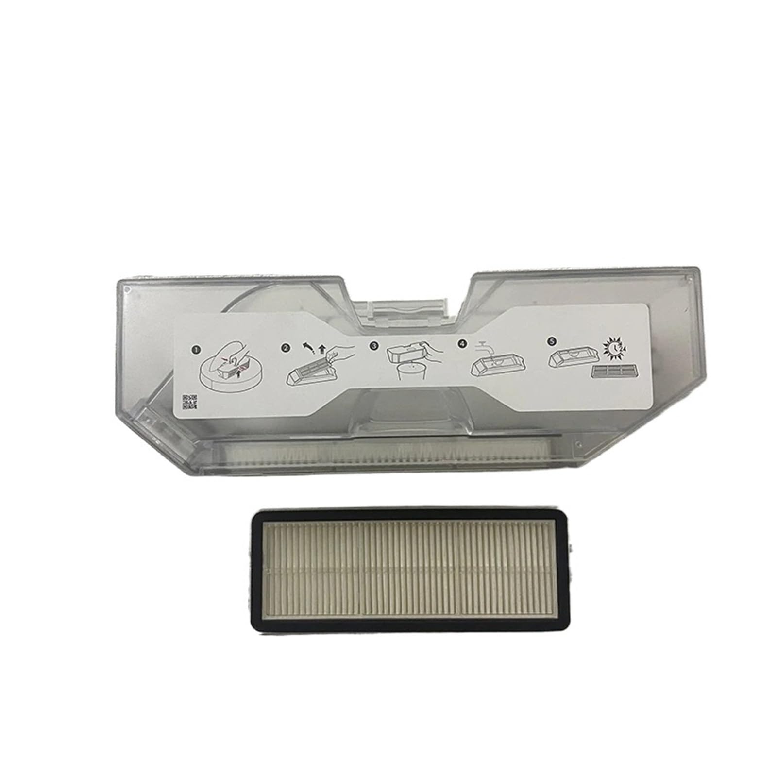 BTJKDERYU Dust Box ，Compatible For Roborock， Q Revo Maxv/Pro， Dust Collection Box Accessories For P10S/P10 Pro