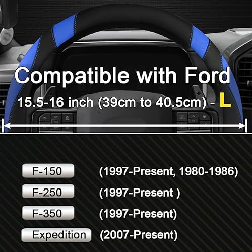 Miniatura 35 de West Llama - Funda para volante de automóvil (negro y morado)