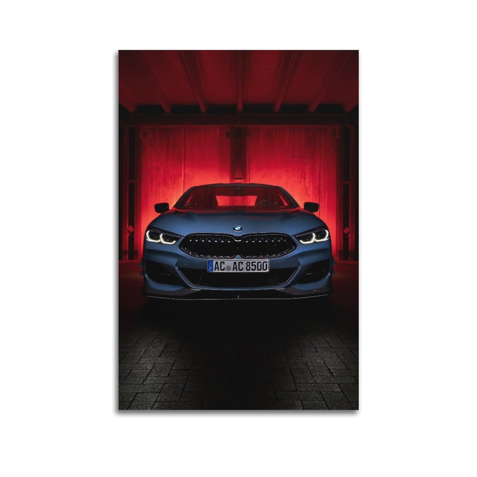 OKAHYS V8 German Supercar Poster G15 M850i Coupé Modern Decorative Canvas Prints - Ideal Wall Art for Family, Man Cave, Game Room, Boys & Girls Bedroom 20x30inch(50x75cm)