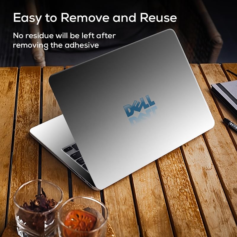 Image of Galaxsia DSGN 775 Full Body Laptop Skin Bubble-Free| Laminated & Removable | HD Quality Sticker for Laptops Upto 15.6 Inches Compatible with DELL