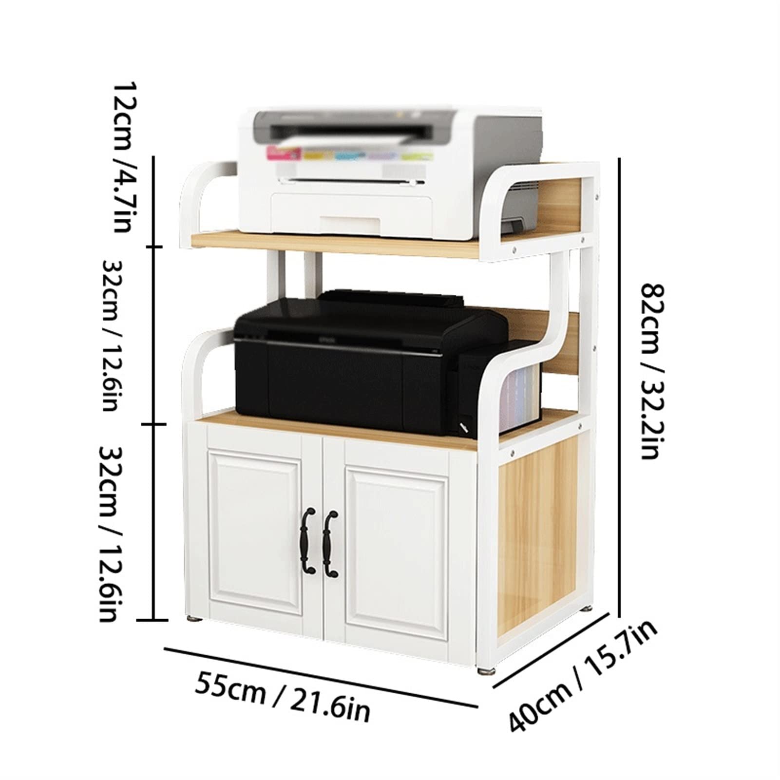 Supporto per Stampante Stampante Stampante Stampante Piano a soffitto Stampante for Duty Duty Shelf Shelf Home Porta dell'armadio Armadio Finesing Rack Gread Office Multi-Layer Copiers Stand Scaffale