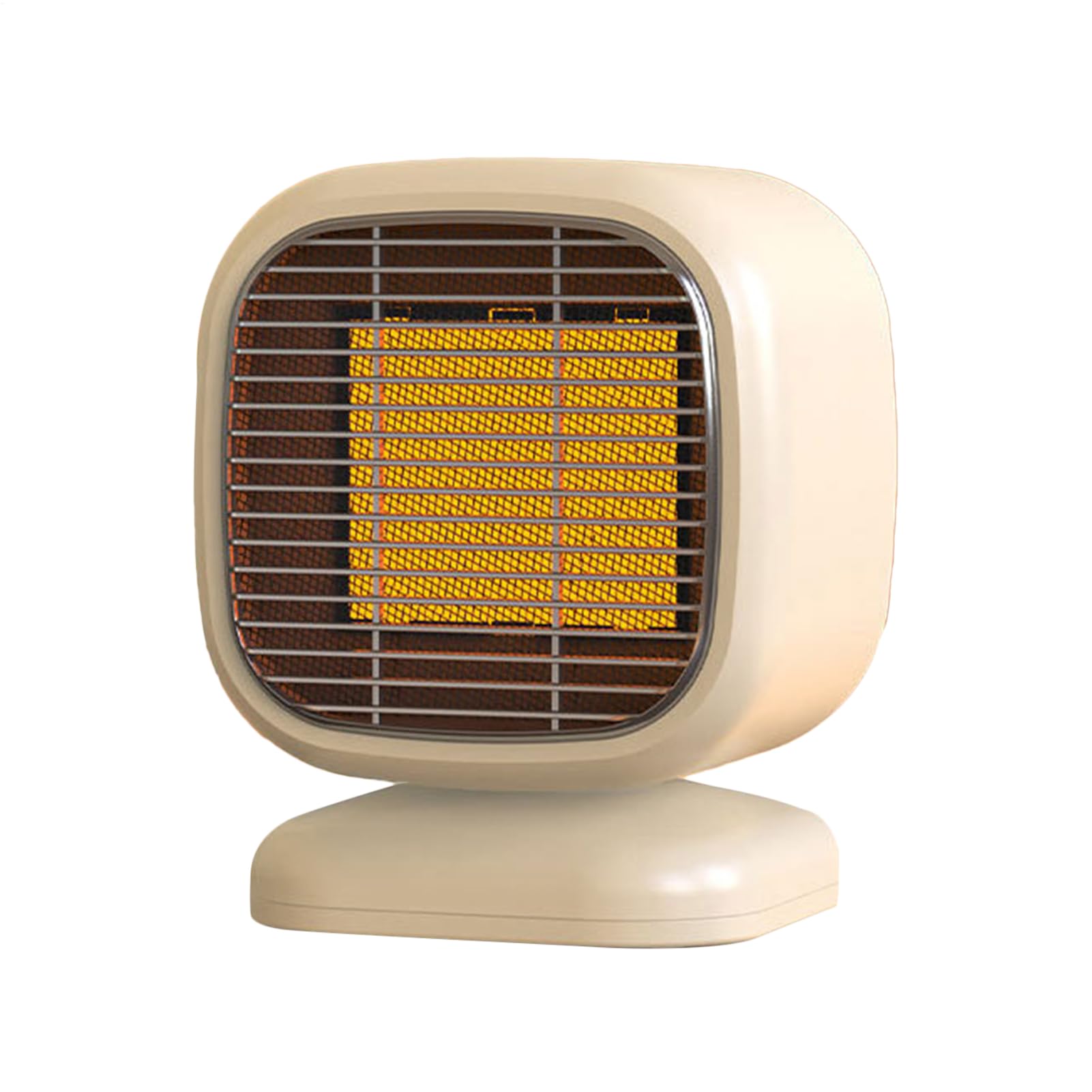 Chauffage électrique 800W : mini radiateur soufflant avec sécurité anti-basculement