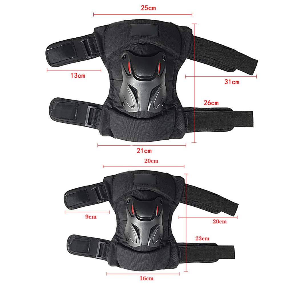 1 para nakolanników dla dorosłych, regulowany, ergonomiczny design przegubów, ochraniacze na kolana, wyposażenie ochronne na motocykl, rower, deskorolkę