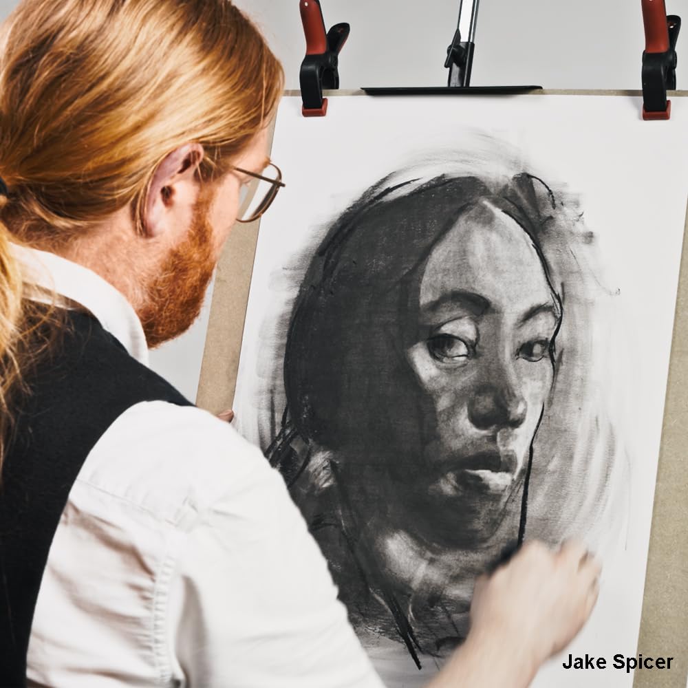 Derwent Charcoal Set di 6 Blocchi di Carboncino XL da 60 mm, Solubili in Acqua, Adatti per Realizzare Schizzi, Disegni e Dettagli Espressivi, Qualità Professionale, 2306196